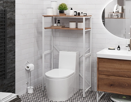 Стеллажи для туалета над унитазом