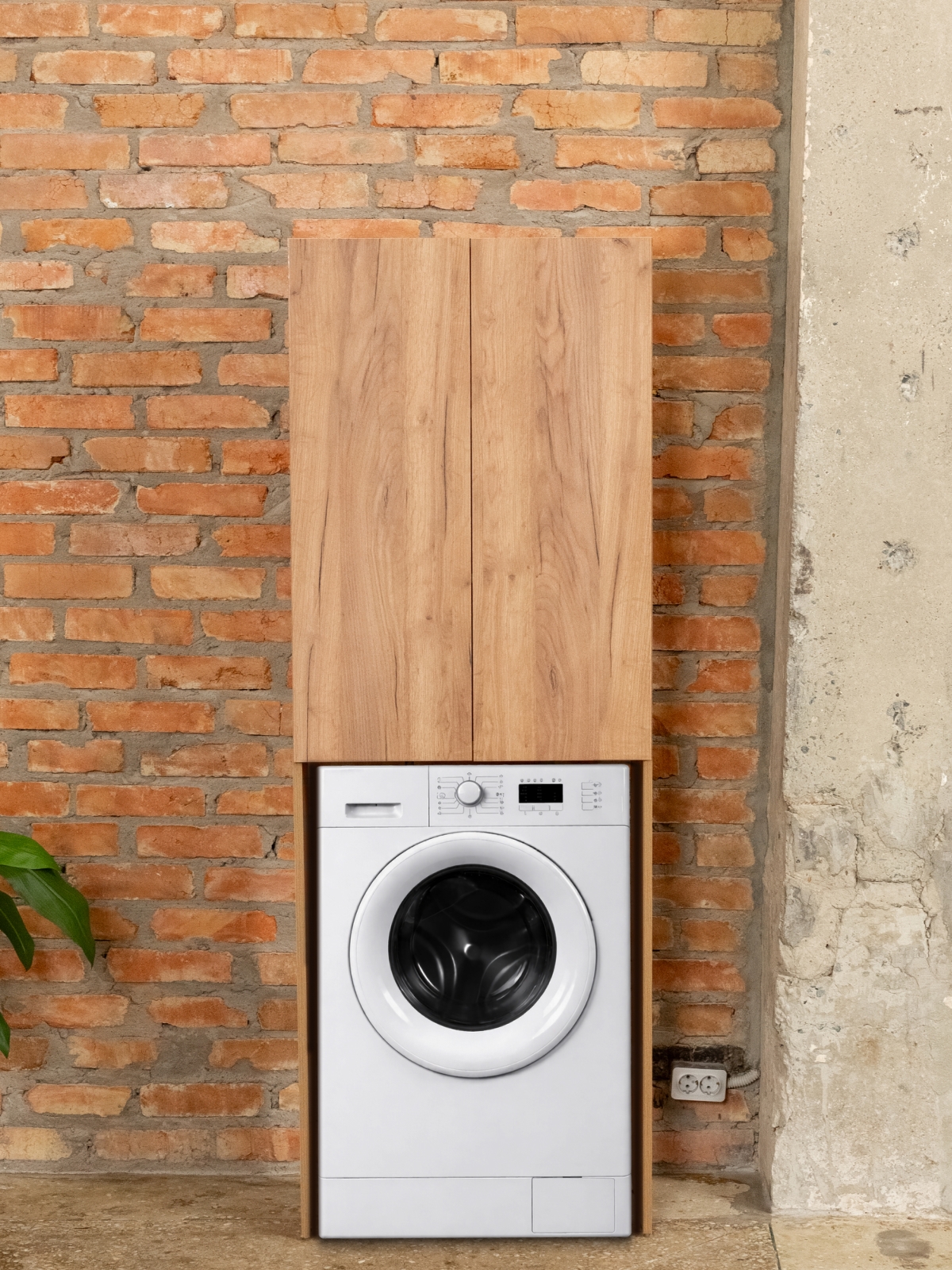 Шкаф над стиральной машиной напольный Гата амаретто