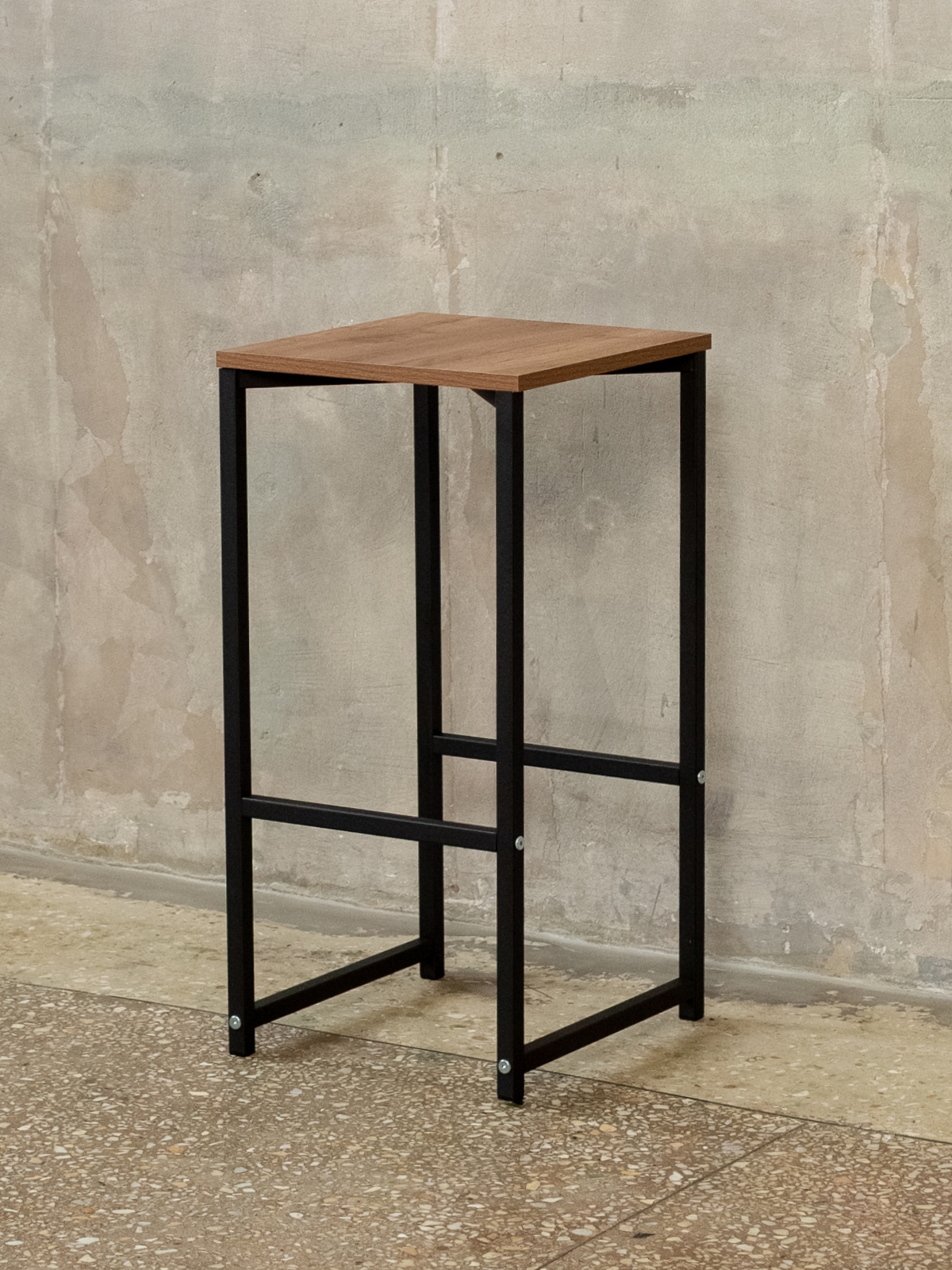 Барный стул табурет Борра черный/амаретто