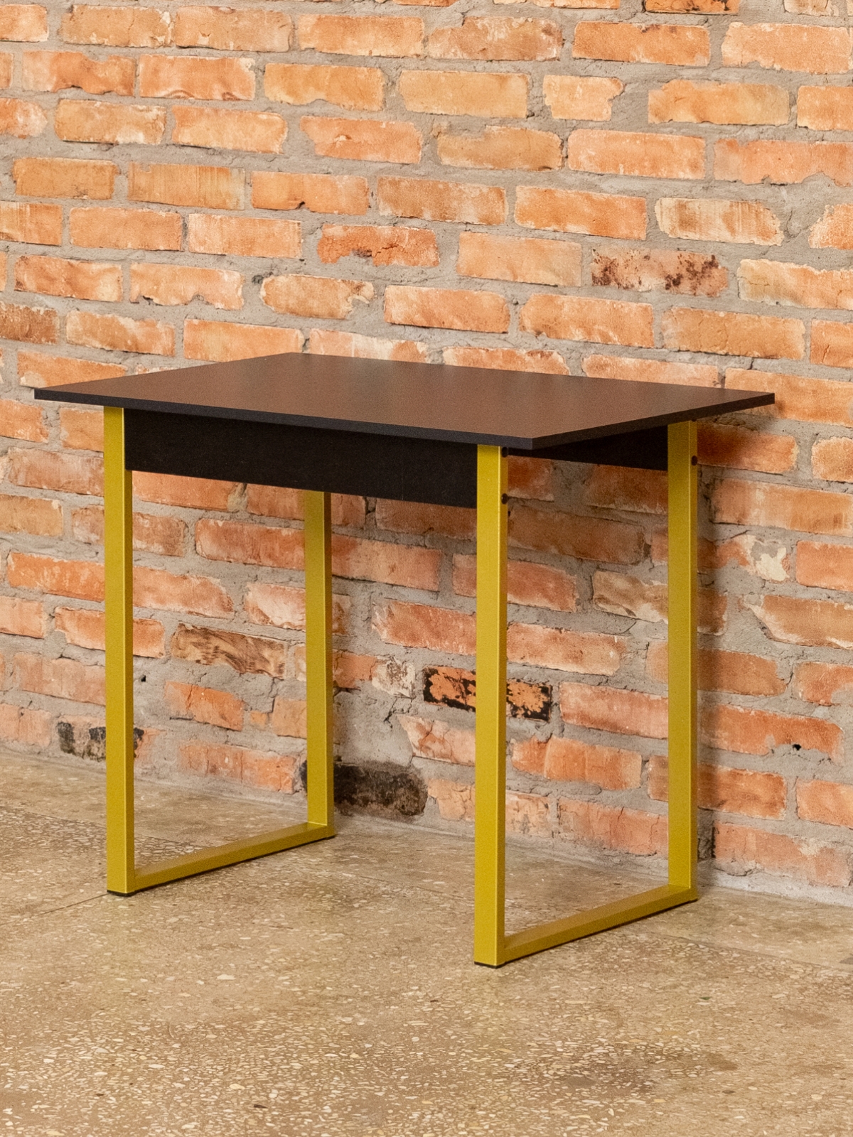 Обеденный стол Паку золотой/черный