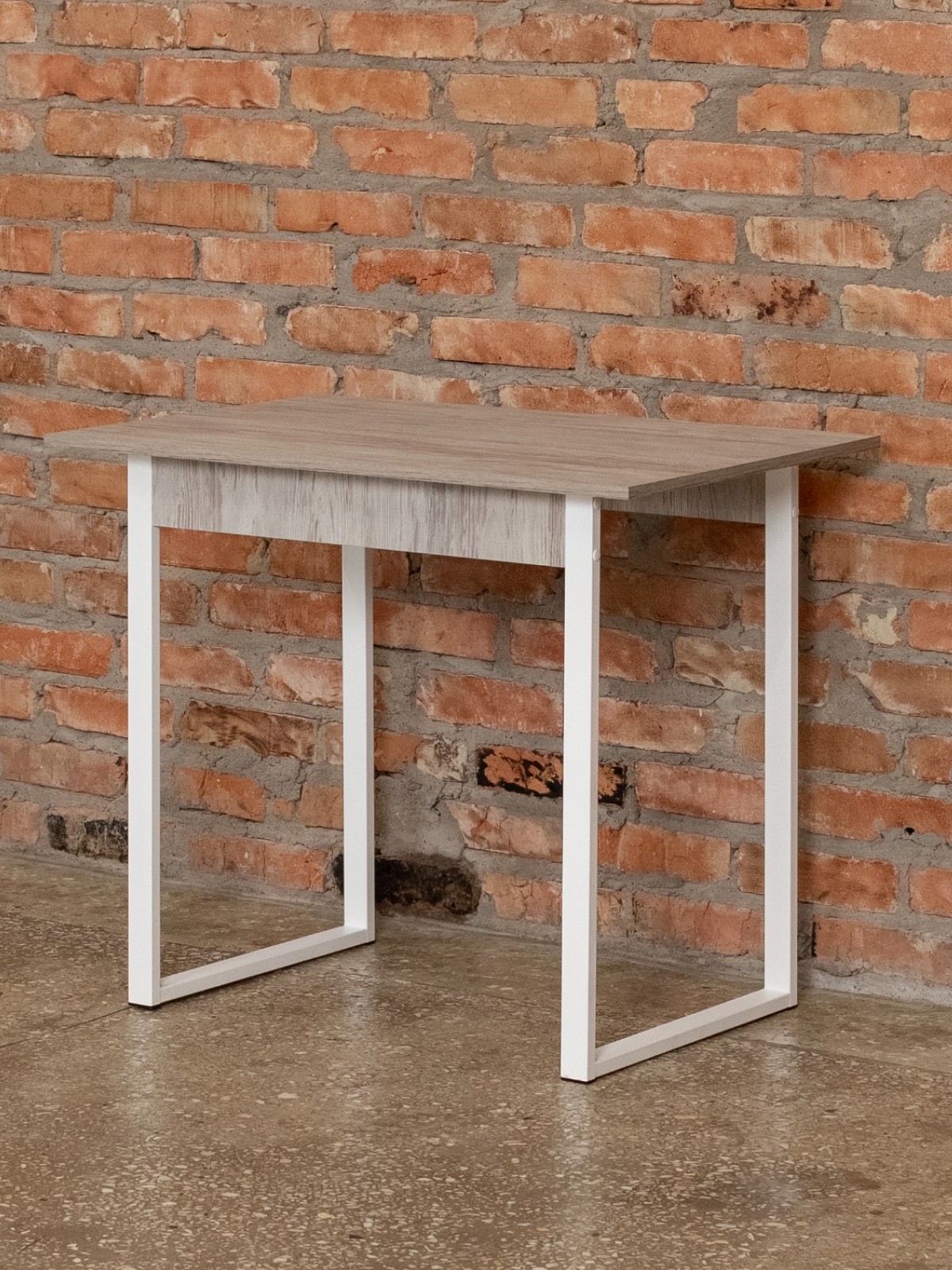 Обеденный стол Паку белый/кашемир