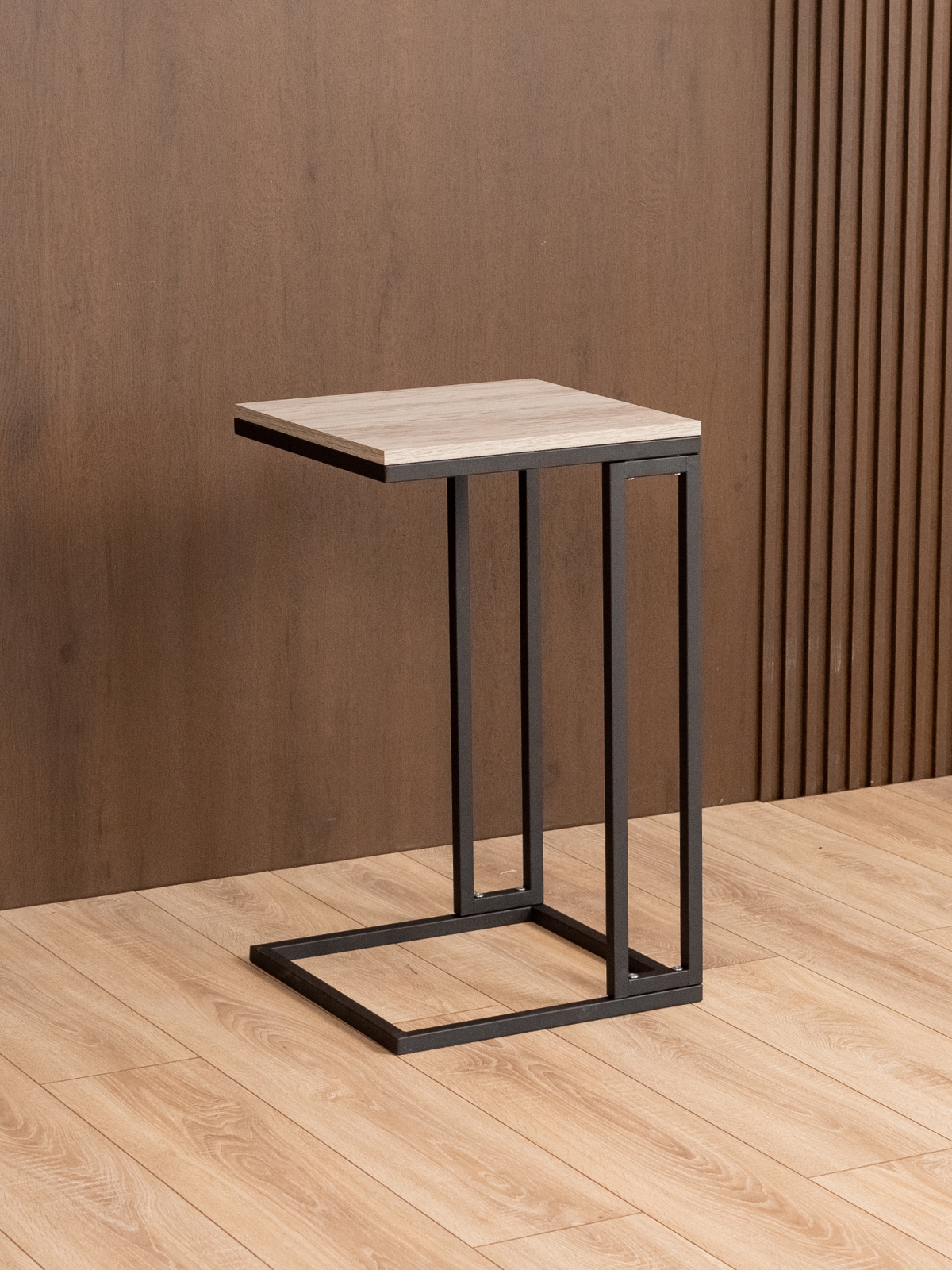 Приставной журнальный столик Римо черный/кашемир