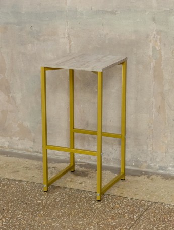 Барный стул табурет Борра золотой/кашемир