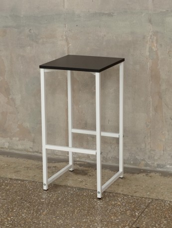 Барный стул табурет Борра белый/черный