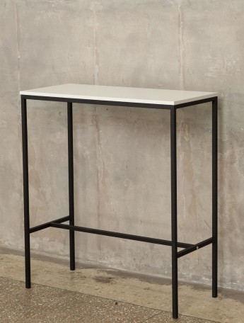 Барный стол Канго черный/белый