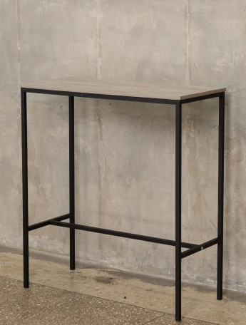 Барный стол Канго черный/кашемир