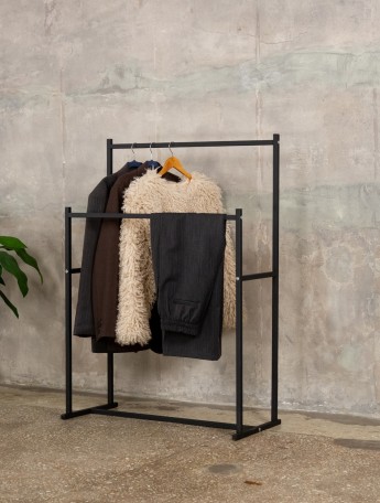 Вешалка напольная двойная Вела черный