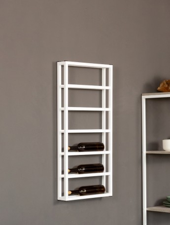 Винная полка лофт Райна белый