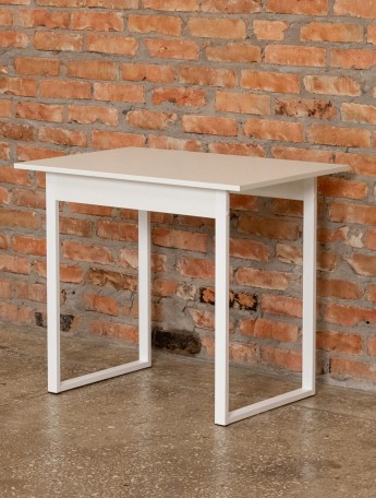 Обеденный стол Паку белый/белый