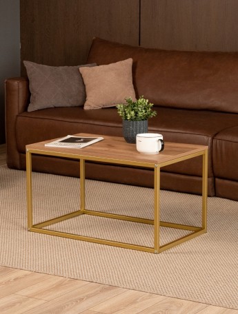 Журнальный столик Минчо золотой/амаретто