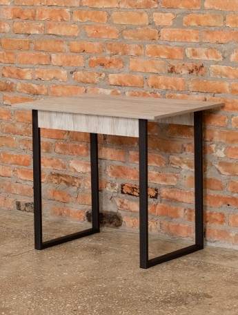 Обеденный стол Паку черный/кашемир